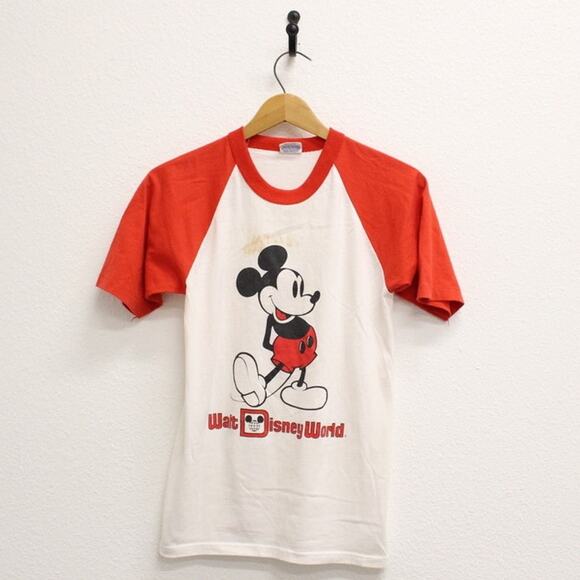 Vintage Walt Disney World Mickey Mouse T Shirt Small - Picture 1 of 8